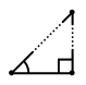 diagram of a triangular area